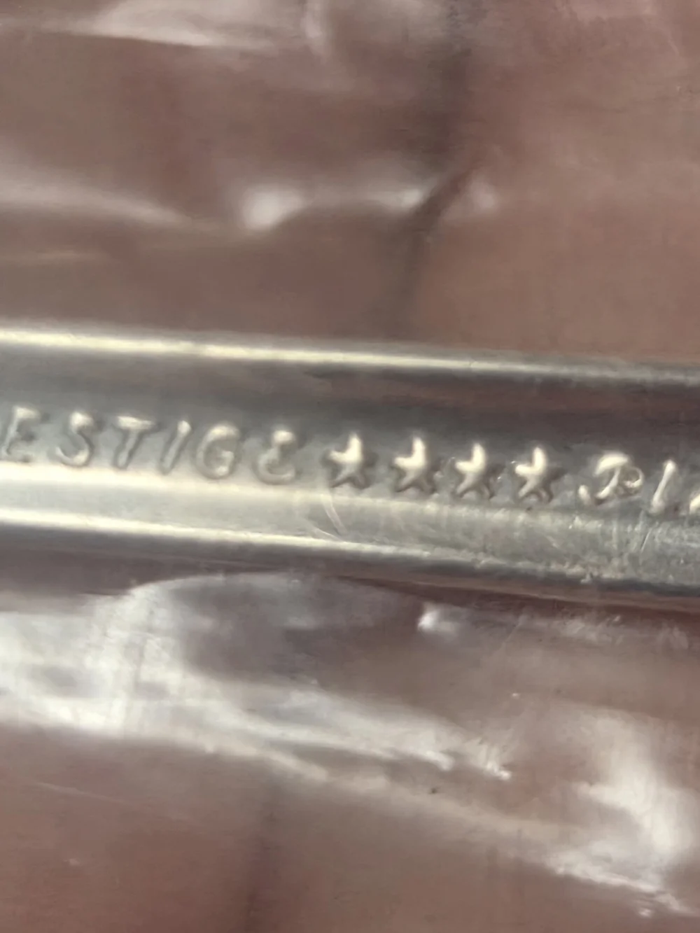 Lot of 4 Vintage Sealed Oneida 1938 Grenoble Stainless Steel Teaspoons ~ Bin O